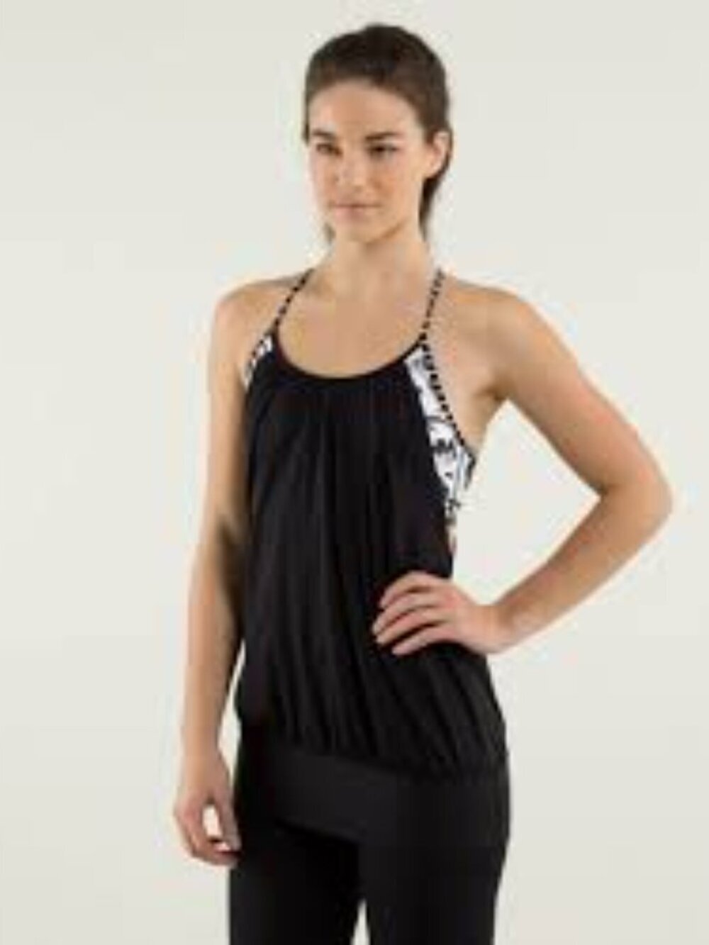 Lululemon No Limit Tank Top Built In Sports Bra Vitasea Luxtreme Size 4